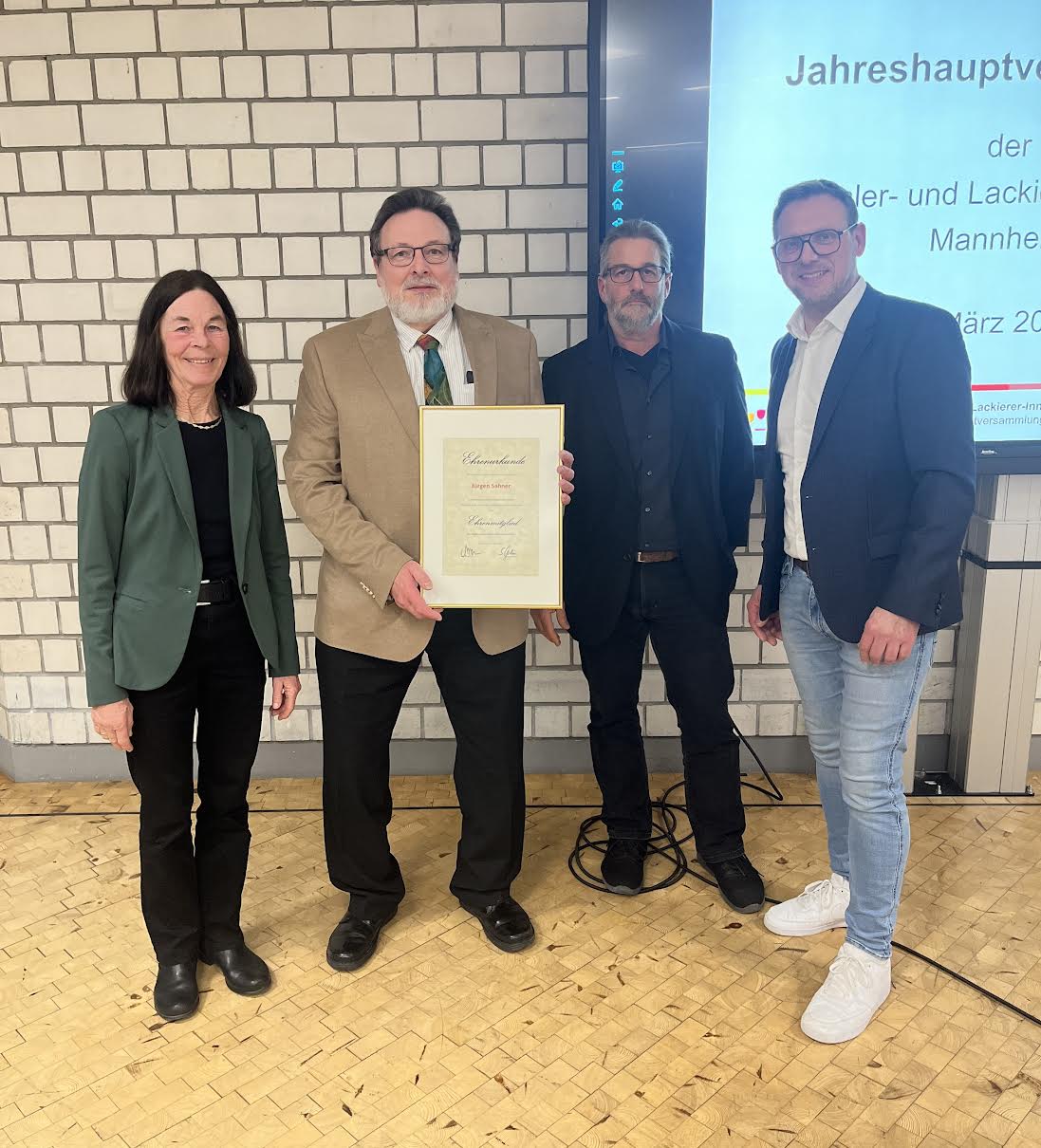 Bild 1 von der Jahreshauptversammlung